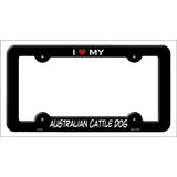 Australian Cattle Dog Novelty Metal License Plate Frame LPF-224