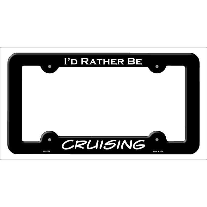 Cruising Novelty Metal License Plate Frame LPF-078
