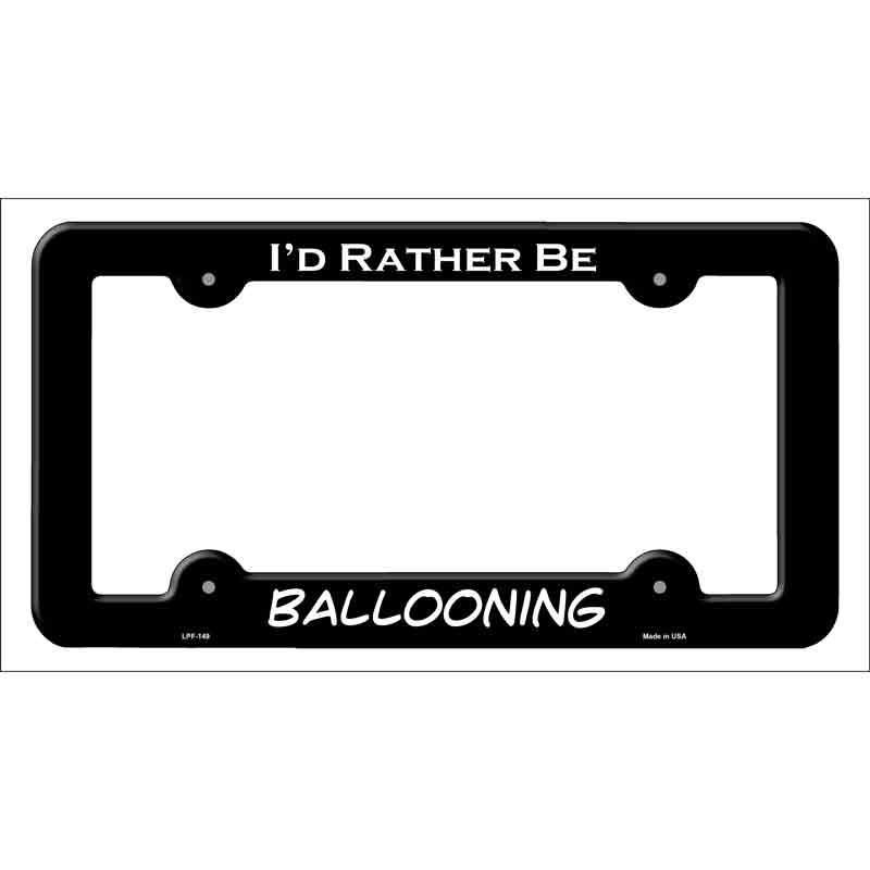 Ballooning Novelty Metal License Plate Frame LPF-149