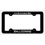 Ballooning Novelty Metal License Plate Frame LPF-149
