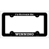 Winning Novelty Metal License Plate Frame LPF-117