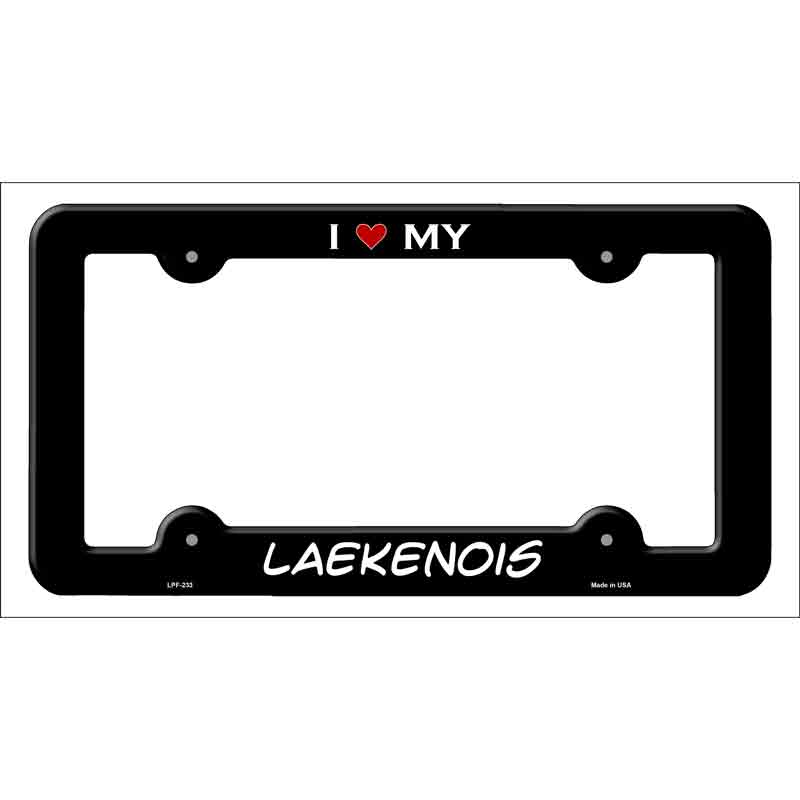 Laekenois Novelty Metal License Plate Frame LPF-233