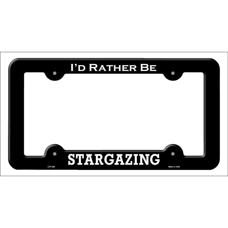 Stargazing Novelty Metal License Plate Frame LPF-080
