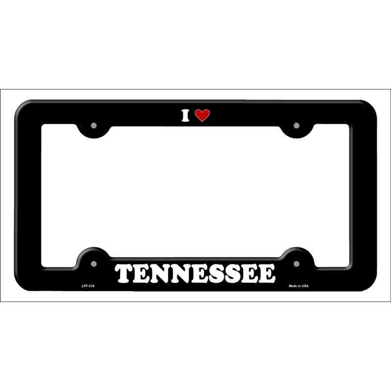 Love Tennessee Novelty Metal License Plate Frame LPF-319