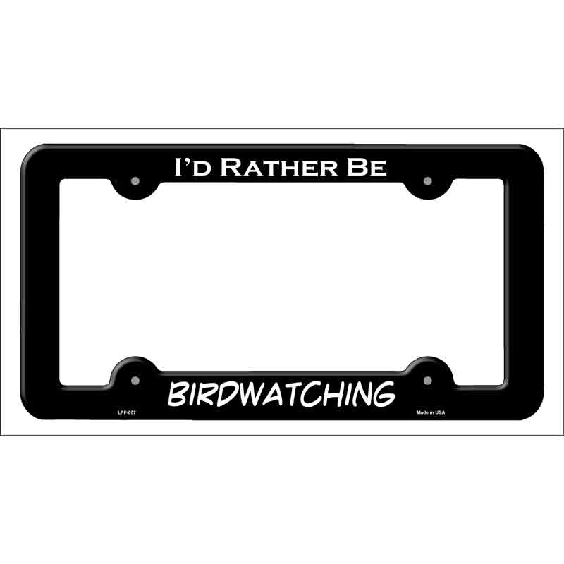 Birdwatching Novelty Metal License Plate Frame LPF-057