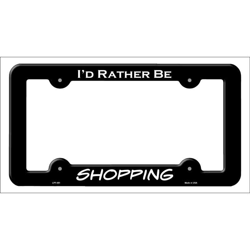 Shipping Novelty Metal License Plate Frame LPF-061
