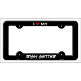 Irish Setter Novelty Metal License Plate Frame LPF-250