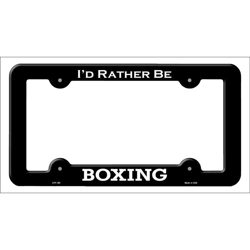 Boxing Novelty Metal License Plate Frame LPF-180