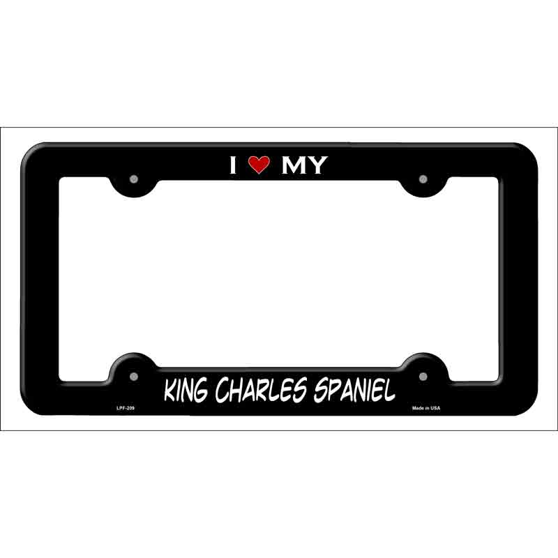 King Charles Novelty Metal License Plate Frame LPF-209