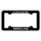 Abseiling Novelty Metal License Plate Frame LPF-142