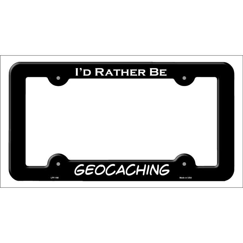 Geocaching Novelty Metal License Plate Frame LPF-168