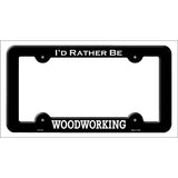 Woodworking Novelty Metal License Plate Frame LPF-129