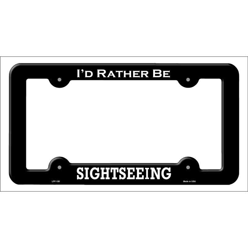 Sightseeing Novelty Metal License Plate Frame LPF-150