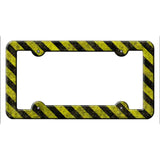Caution Novelty Metal License Plate Frame LPF-035