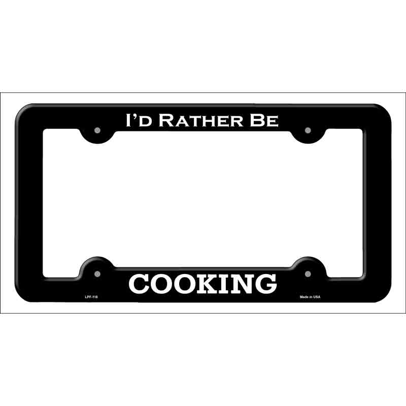 Cooking Novelty Metal License Plate Frame LPF-118