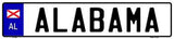 Alabama Novelty Metal European License Plate