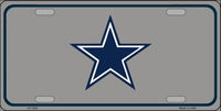 Dallas Cowboys Star Novelty Metal License Plate