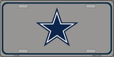 Dallas Cowboys Star Novelty Metal License Plate