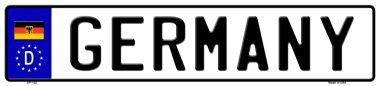 Germany Novelty Metal European License Plate