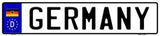 Germany Novelty Metal European License Plate
