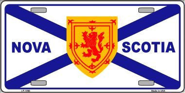 Nova Scotia Flag Metal Novelty License Plate
