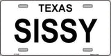 Bud and Sissy Novelty Metal License Plate