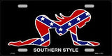 Southern Style Sexy Metal Novelty License Plate