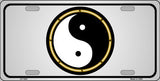 Yin and Yang Metal Novelty License Plate