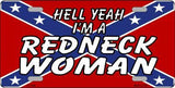 Redneck Woman Metal Novelty License Plate