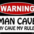 Man Cave Parking Sign