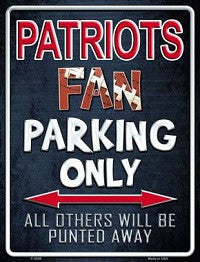 Football Parking Signs