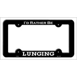 Lunging Novelty Metal License Plate Frame LPF-069