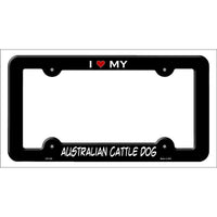 Australian Cattle Dog Novelty Metal License Plate Frame LPF-224