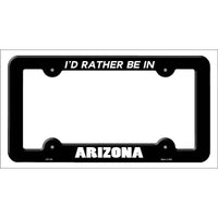 Be In Arizona Novelty Metal License Plate Frame LPF-330