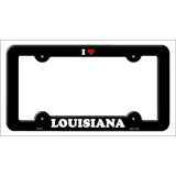 Love Louisiana Novelty Metal License Plate Frame LPF-295