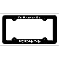 Foraging Novelty Metal License Plate Frame LPF-116