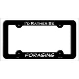 Foraging Novelty Metal License Plate Frame LPF-116