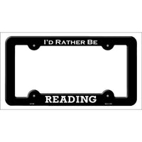 Reading Novelty Metal License Plate Frame LPF-086