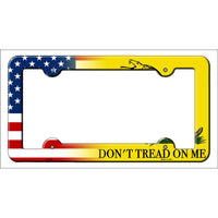 American Flag|Dont Tread Novelty Metal License Plate Frame LPF-430