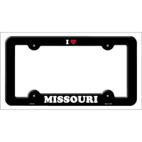 Love Missouri Novelty Metal License Plate Frame LPF-302