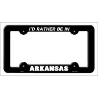 Be In Arkansas Novelty Metal License Plate Frame LPF-331