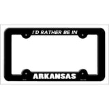 Be In Arkansas Novelty Metal License Plate Frame LPF-331