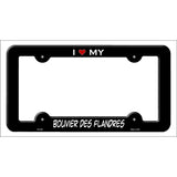 Bouvier Des Flandres Novelty Metal License Plate Frame LPF-228