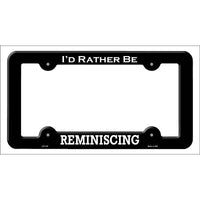 Reminiscing Novelty Metal License Plate Frame LPF-187