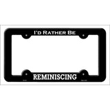 Reminiscing Novelty Metal License Plate Frame LPF-187