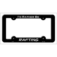 Rafting Novelty Metal License Plate Frame LPF-143