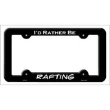 Rafting Novelty Metal License Plate Frame LPF-143