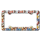 Butterflies Novelty Metal License Plate Frame LPF-020