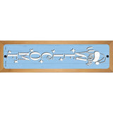 Warm Welcome Blue Novelty Wood Mounted Small Metal Street Sign WB-K-1655