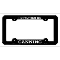 Canning Novelty Metal License Plate Frame LPF-059